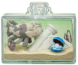 Pokémon Re-ment Aqua Bottle 2 Relicanth & Clamperl