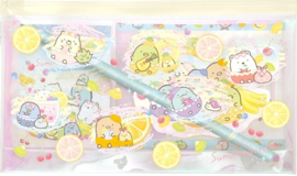 Sumikko Gurashi schoolspullen set fruit