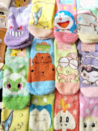 San-x Fluffy Rilakkuma Kiiroitori sokken