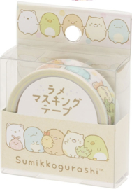 Sumikkogurashi glitter washi tape friends