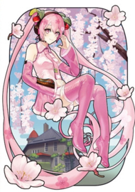 Hatsune Miku Sakura Miku insteekmap Cherry Blossom A4