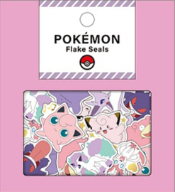 Pokémon roze en paarse Pokémon Gengar Galarian Ponyta stickerzakje