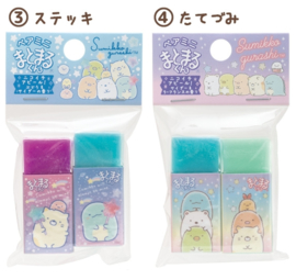 Sumikko Gurashi geurende gumset blauw groen