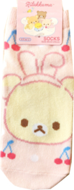 Rilakkuma Korilakkuma sokken roze kers