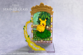 Pokémon stained glass Pikachu