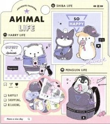 Stickerzakje Animal Life Kamio Japan