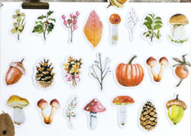 Herfst stickerdoosje