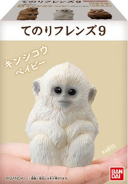 Kawaii dieren figuren wit aapje