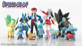 Pokémon Scale World Bandai Sinnoh Bidoof Lucario en Starly