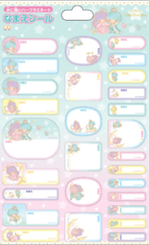 Kawaii Little Twin Stars stickers / labels