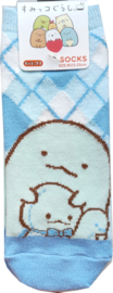 Sumikkogurashi sokken tokage blauw