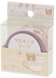 Rilakkuma washi tape paars