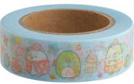 Sumikko Gurashi washi tape blauw