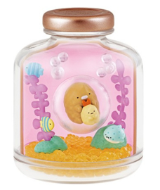 Sumikko Gurashi Marine Bottle Re-ment terrarium Tonkatsu & Ebifurai no Shippo