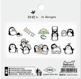 Stickerzakje Nekoni Penguin