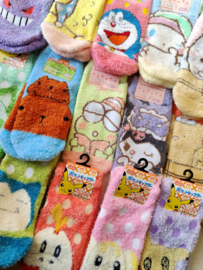Fluffy Sanrio Hello Kitty sokken