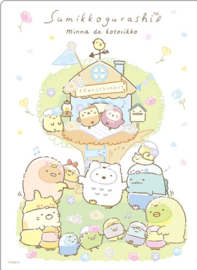 Sumikko Gurashi Minna de Kotorikko grote insteekmap A3 en A4