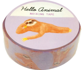 Kamio Japan sloth washi tape