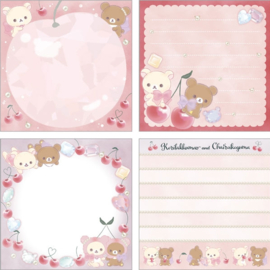 Rilakkuma Jewel Cherry vierkant memoblok