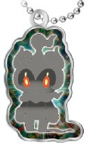 Metalen sleutelhanger Pokémon Tomy Marshadow