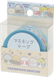 Sumikkogurashi washi tape blauw