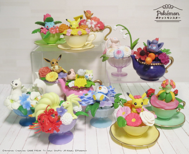 Pokemon Re Ment Floral Cup Collectie 2 Pikachu Pokemon Terrarium Let S Go Kawaii