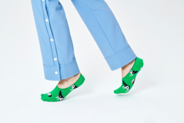 Happy Socks Liner | Sneakersock | Yin Yang Cow Groen 36-40