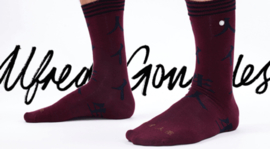 Alfredo Gonzales | Socks Good Life Jp, Bordeaux Socks XS 35-37