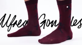 Alfredo Gonzales | Socks Good Life Jp, Bordeaux Socks XS 35-37