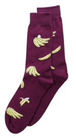 Alfredo Gonzales  | Cool Bananas Bordeaux/Geel Socks XS 35-37