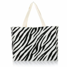 Shopper /strandtas Zebra