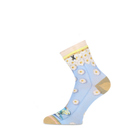 XPooos | Dames Short Sock Daisy 71036