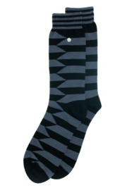 Alfredo Gonzales | Stripes Offset Zwart/Grijs Socks XS 35-37