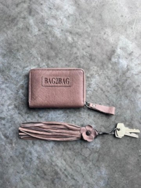 Bag2Bag compacte wallet Granby grey/taupe