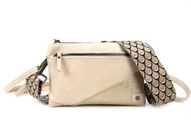 Naturel schoudertasje crossbody Napoli new