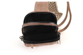 Camel crossbodytasje Bakkum