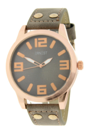 Ernest herenhorloge Rose-Brixton medium taupe