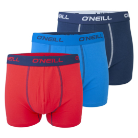 3-Pack O'Neill Heren Boxershorts Red navy maat M | 900113