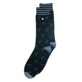 Alfredo Gonzales | Palm Springs Black/Grey Socks