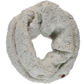 Sarlini | Snood Ronde Gebreide Offwhite/Zilver Dames colsjaal | Joy