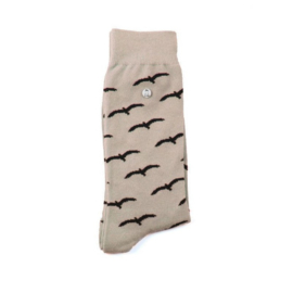 Alfredo Gonzales | The Birds Beige/Black Socks