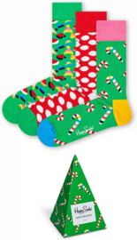 Happy Socks 3-Pack Christmas Gift box 41-46