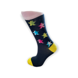 Tropical Star Socks Donkerblauw | Maat 36-41