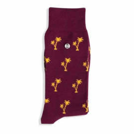 Alfredo Gonzales | Palm Springs Bordeaux/Geel Socks XS 35-37