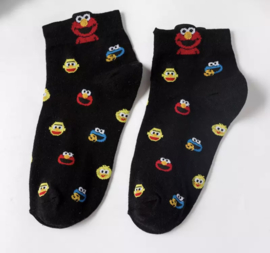 Sneaker Low Sock Bert en Ernie Sesamstraat | Maat 36-40