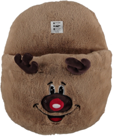 HomeSocks Christmas Giant Home Slippers Rudolf