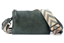 Groen New Amsterdam schoudertasje crossbody