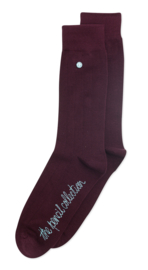 Alfredo Gonzales | Classic Pencil Bordeaux Socks