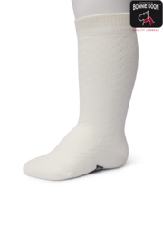 Bonnie Doon | Cable Knee High Baby Kniekous Organic | Offwhite