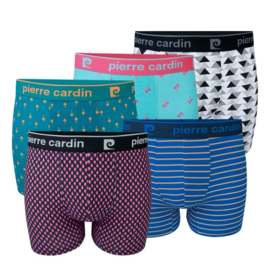 Pierre Cardin Heren Trunk | Boxershort Stripes Blauw/Geel